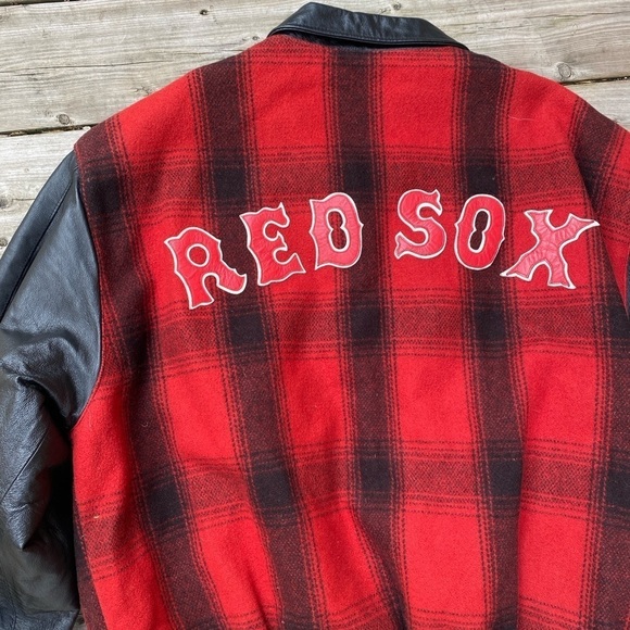 Vintage 90s Boston Red Sox Varsity Jacket MLB Merchandise JH Design XXL - Picture 15 of 15